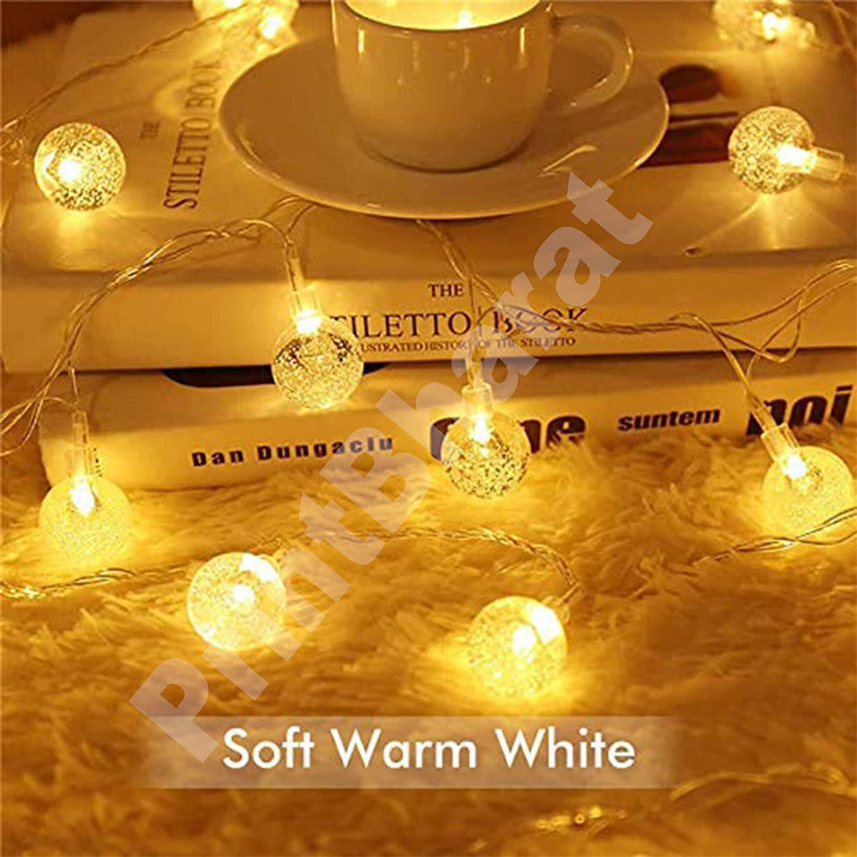 Kancha Ball Light Diwali Decoration Curtain for Decoration for Gift Christmas Decoration Valentine Decoration Home Decoration
