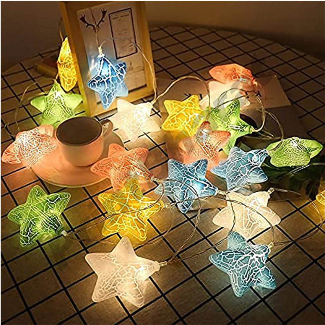 Star Crak Light Diwali Decoration Curtain for Decoration for Gift Christmas Decoration Valentine Decoration Home Decoration