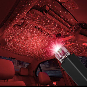 Roof Star Projector USB Portable Adjustable Flexible with Romantic Galaxy Atmosphere fit Car, Ceiling, Bedroom, Party