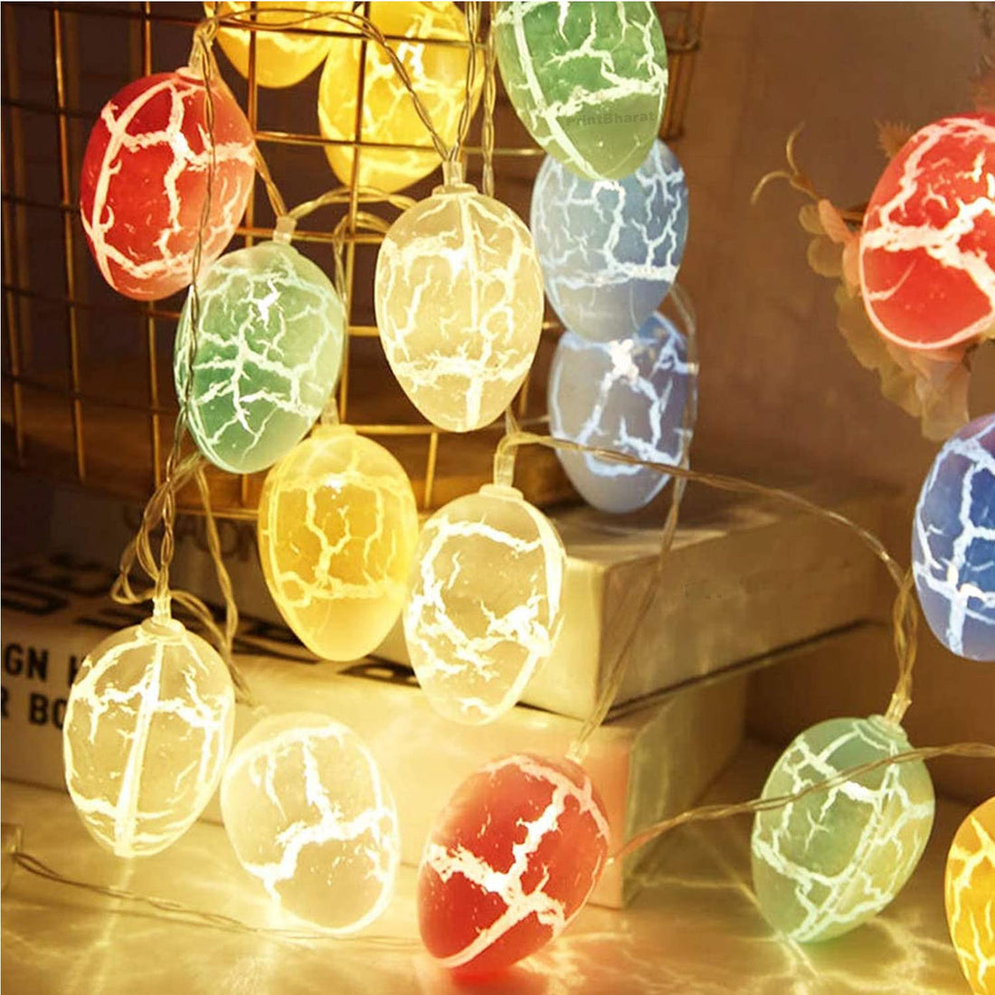 Egg Crak Light Diwali Decoration Curtain for Decoration for Gift Christmas Decoration Valentine Decoration Home Decoration