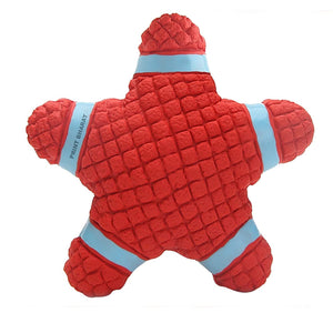 PRINT BHARAT Latex Squeaky Star Toy for Dog
