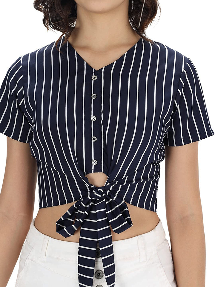 Knotted Crop Top for Women