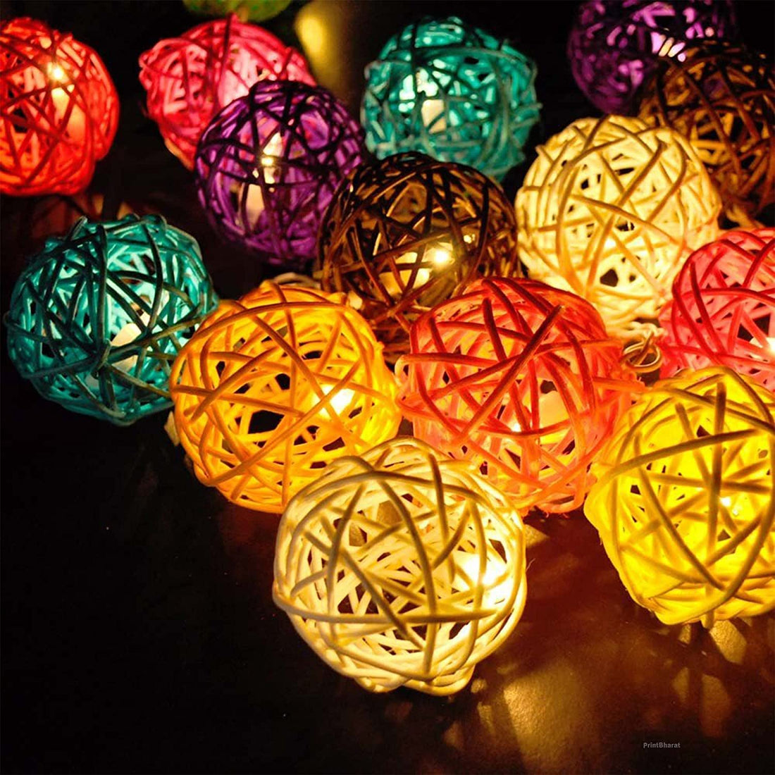 Round Ball Light Diwali Decoration Curtain for Decoration for Gift Christmas Decoration Valentine Decoration Home Decoration