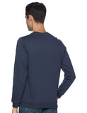 100 % Cotton Sweatshirt For Men In Blue Color