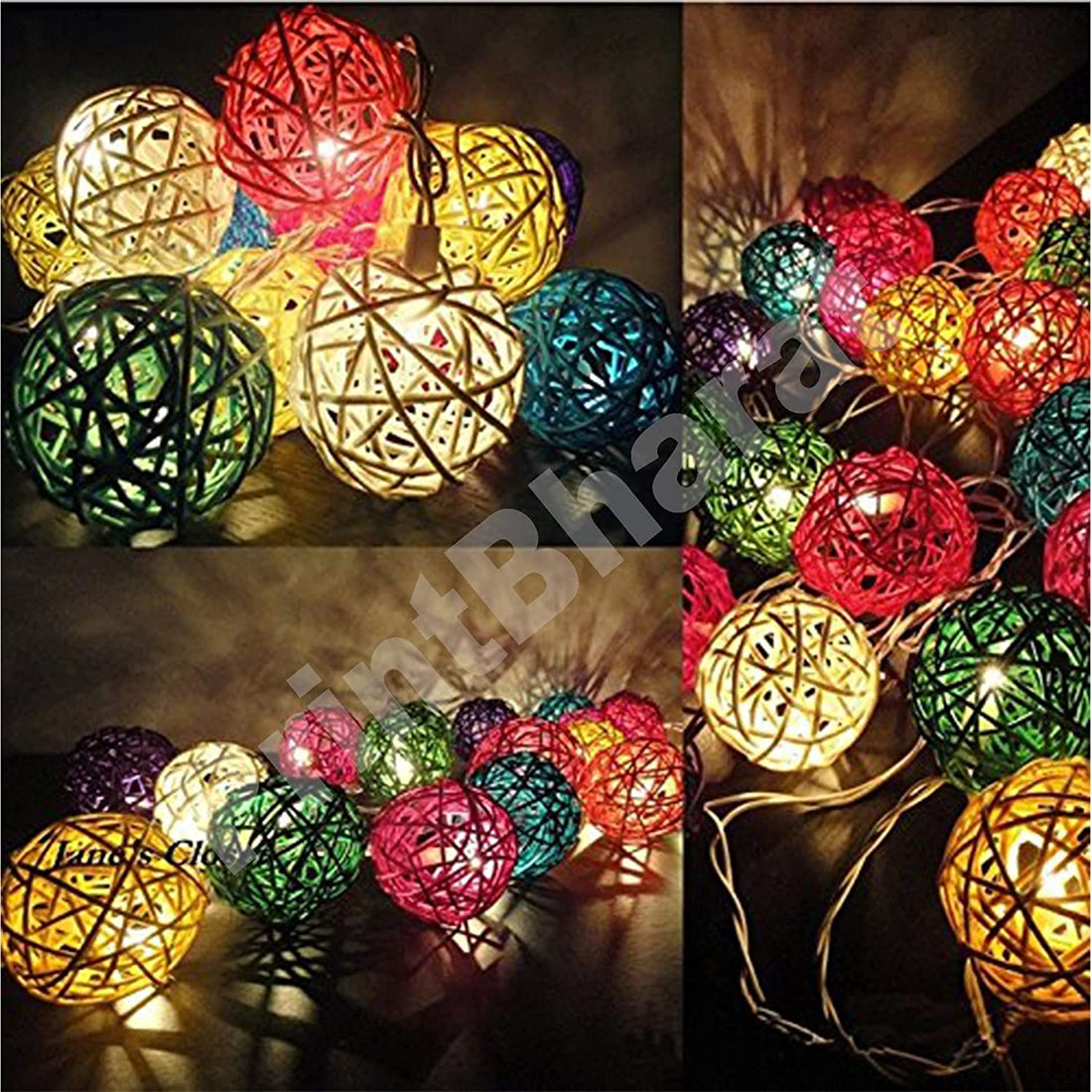 Round Ball Light Diwali Decoration Curtain for Decoration for Gift Christmas Decoration Valentine Decoration Home Decoration