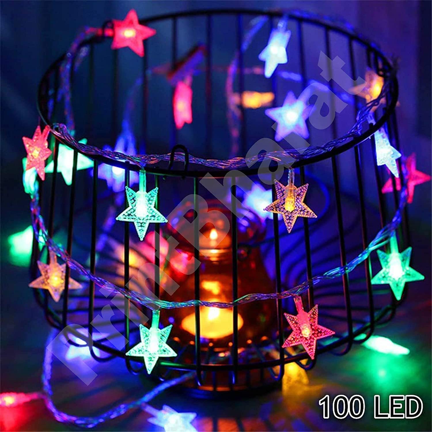 Small Star Light Diwali Decoration Curtain for Decoration for Gift Christmas Decoration Valentine Decoration Home Decoration