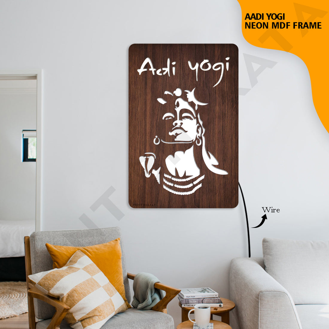 Neon MDf Aadi Yogi Frame