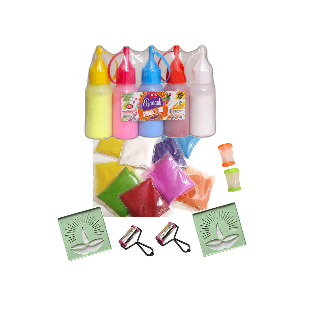 Rangoli Making Tools Kit Combo