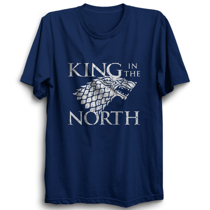 GOT-38 King In The North Half Sleeve Navy Blue