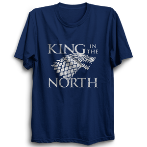 GOT-38 King In The North Half Sleeve Navy Blue