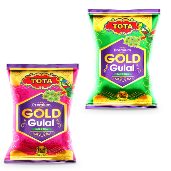 Tota Gold Gulal 100g Pack of 5