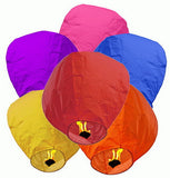 Sky Lanterns Multicolour Wishing Hot Air Balloon