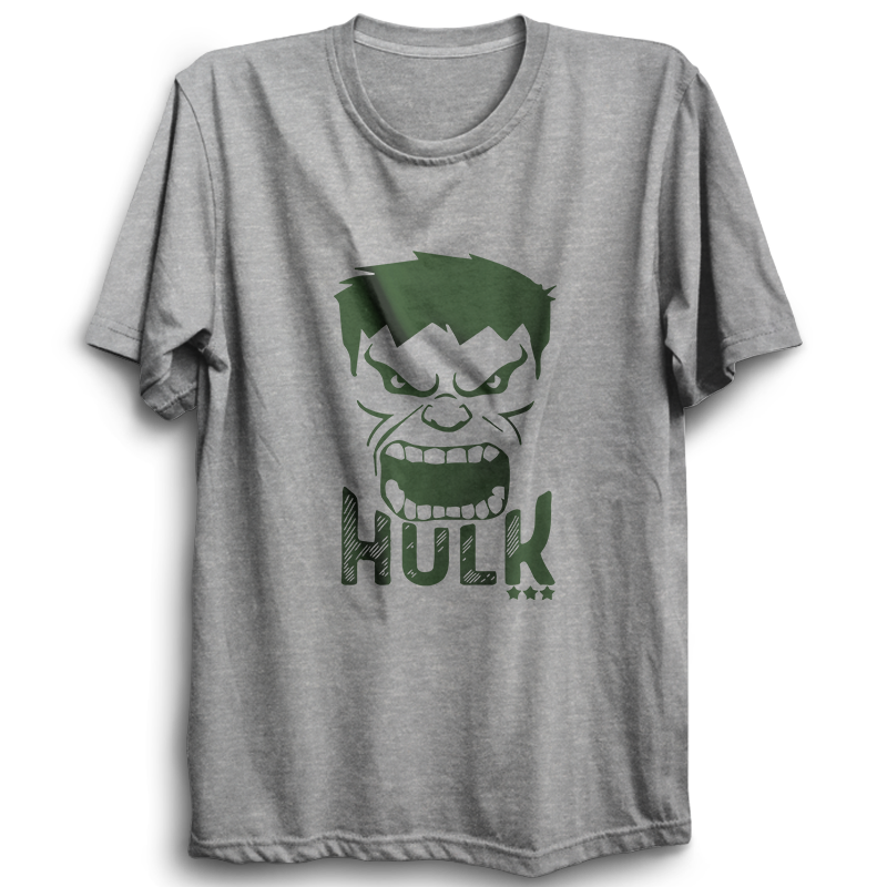 Hulk Half Sleeve Grey