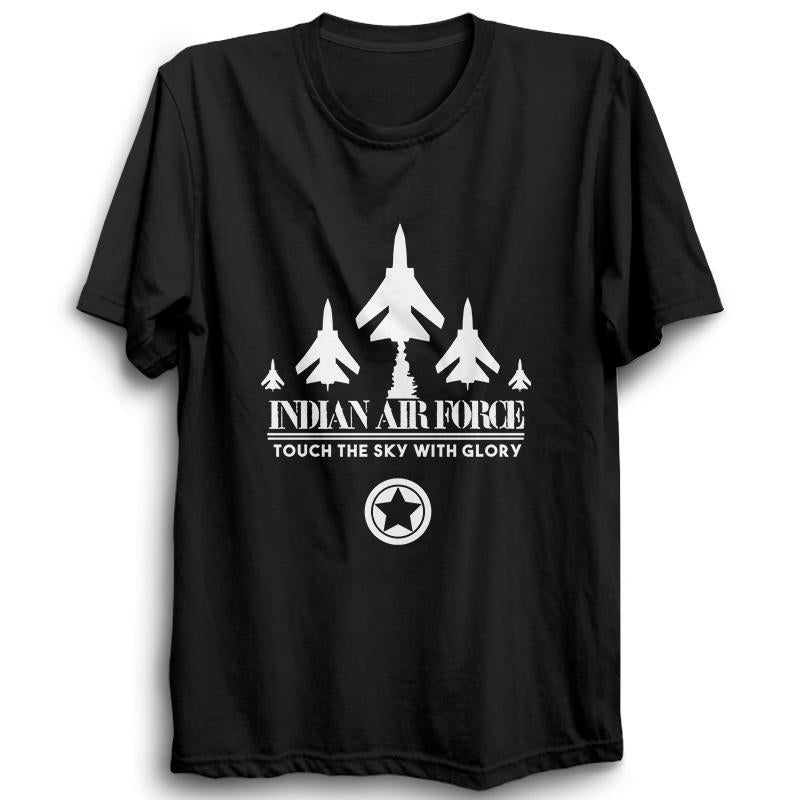 Indian Air force Half Sleeve Black