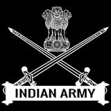 Indian Army Logo Half Sleeve Black