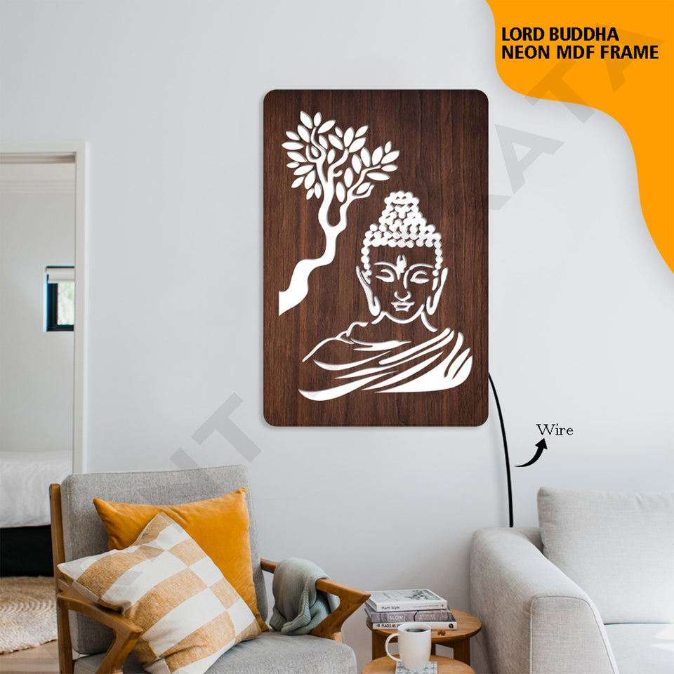 Lord Buddha MDf Aadi Yogi Frame