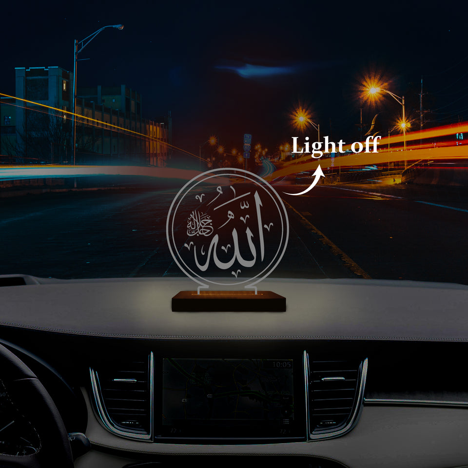 Allah islamic Car LED Light