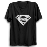 Superman Logo Half Sleeve Black