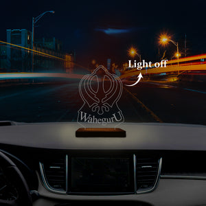 Wahe Guru ji Car LED Light