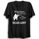 Warriors Indian Army Half Sleeve Black