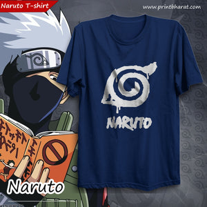 Kyuubi Seal, Naruto,Nine Tail Anime Half Sleeve Cotton T-shirt