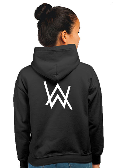 Alan Walker Superhero Unisex 100% Cotton Printed Hoodie (Black)