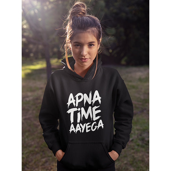 Apna time aayega hoodie for girls online