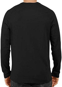 unisex MarshMellow Black Full Sleeve Cotton  Tshirts