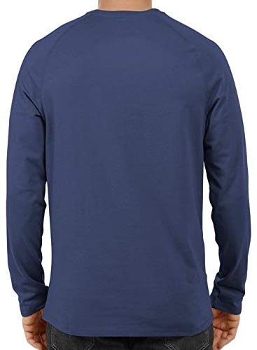 Unisex MarshMellow Blue Full Sleeve Cotton  Tshirts