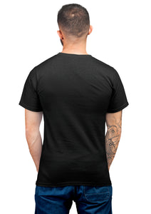Unisex Jiraya Half Sleeve Cotton Black Tshirts