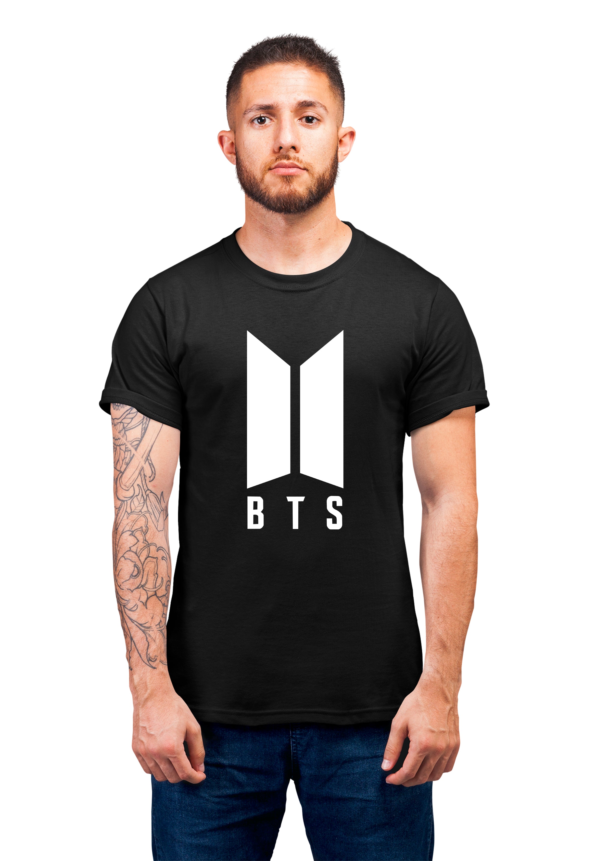 Bts Half Sleeve Cotton T-shirt