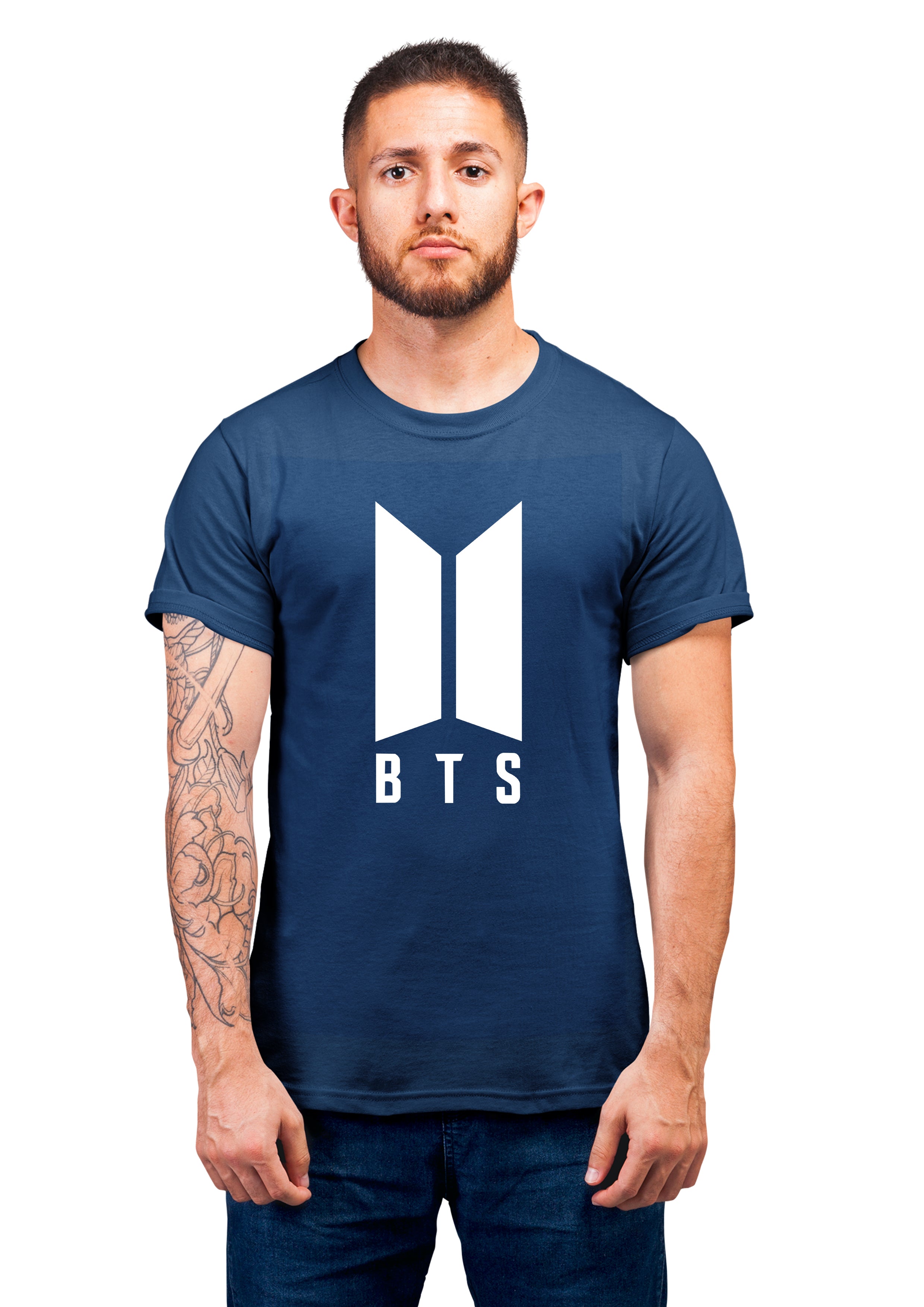 Bts Half Sleeve Cotton T-shirt