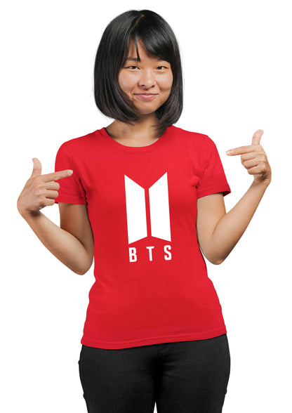 Bts Half Sleeve Cotton T-shirt