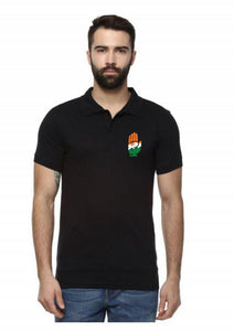 Unisex Congress Logo Polo  Black T-shirt