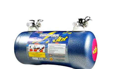 Tota Thunder Double Jet Holi Colour Cloud Gadget-Two Colors One Time Use Holi Cylinder - 5 Kg Natural and Herbal Gulal for Holi and Photoshoots