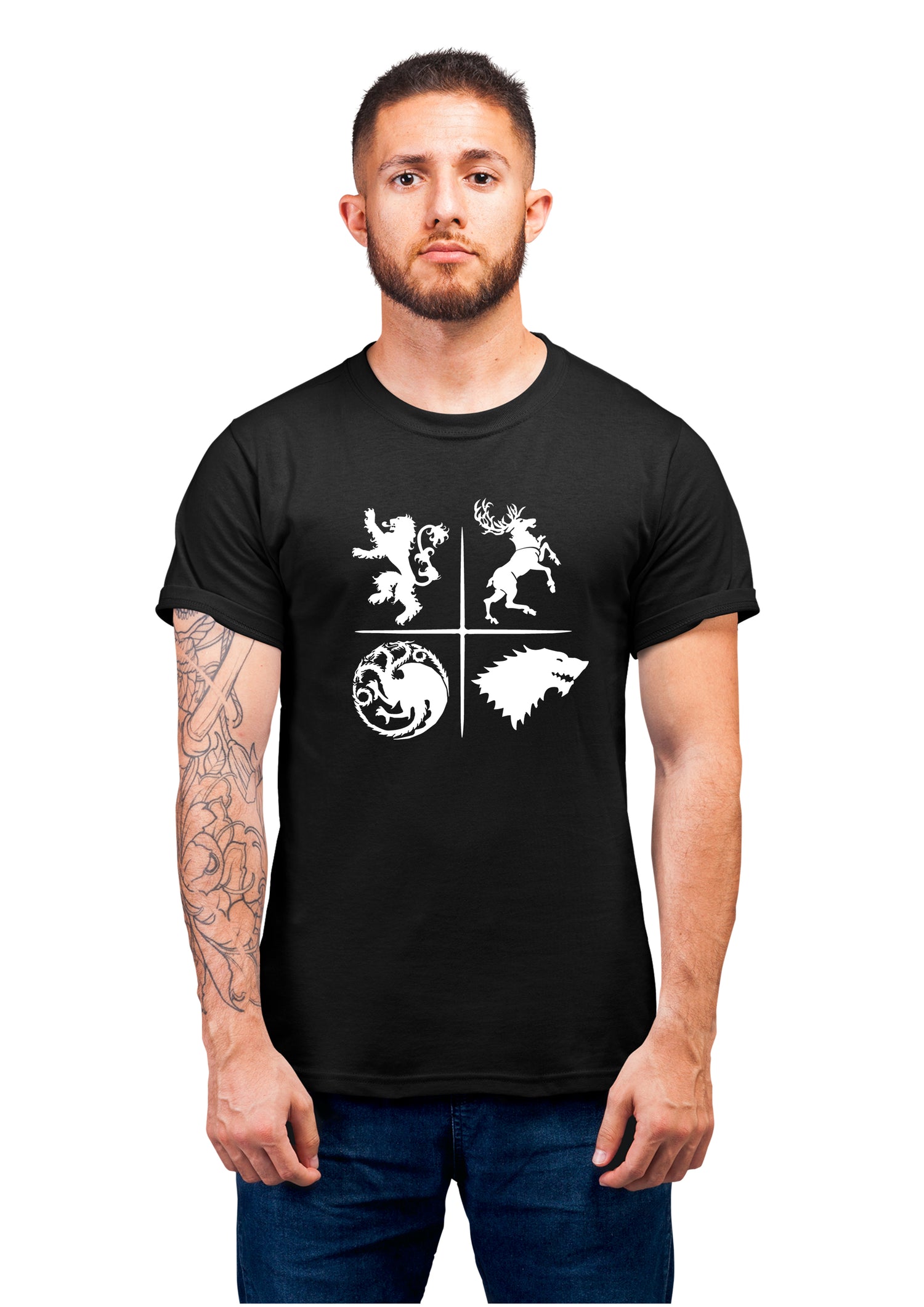 GOT-34 Houses Half Sleeve Black