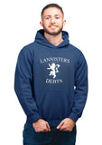GOT-39 Lannister Always Pay Debts Blue Hoodie Unisex 100% Cotton Printed Hoodie ( Blue)