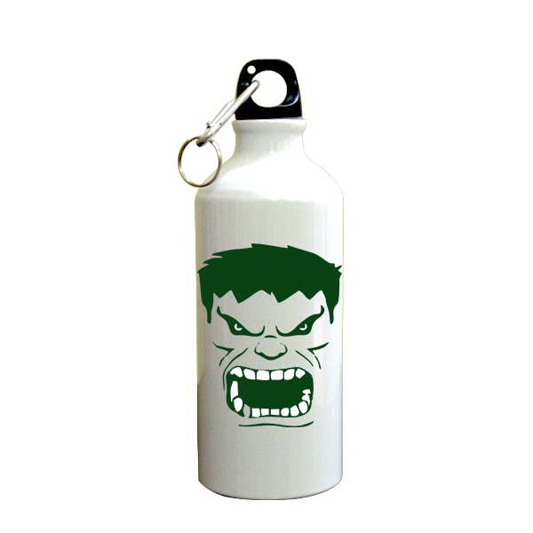 Hulk SuperHero Printed Sipper (600ml, Aluminium)