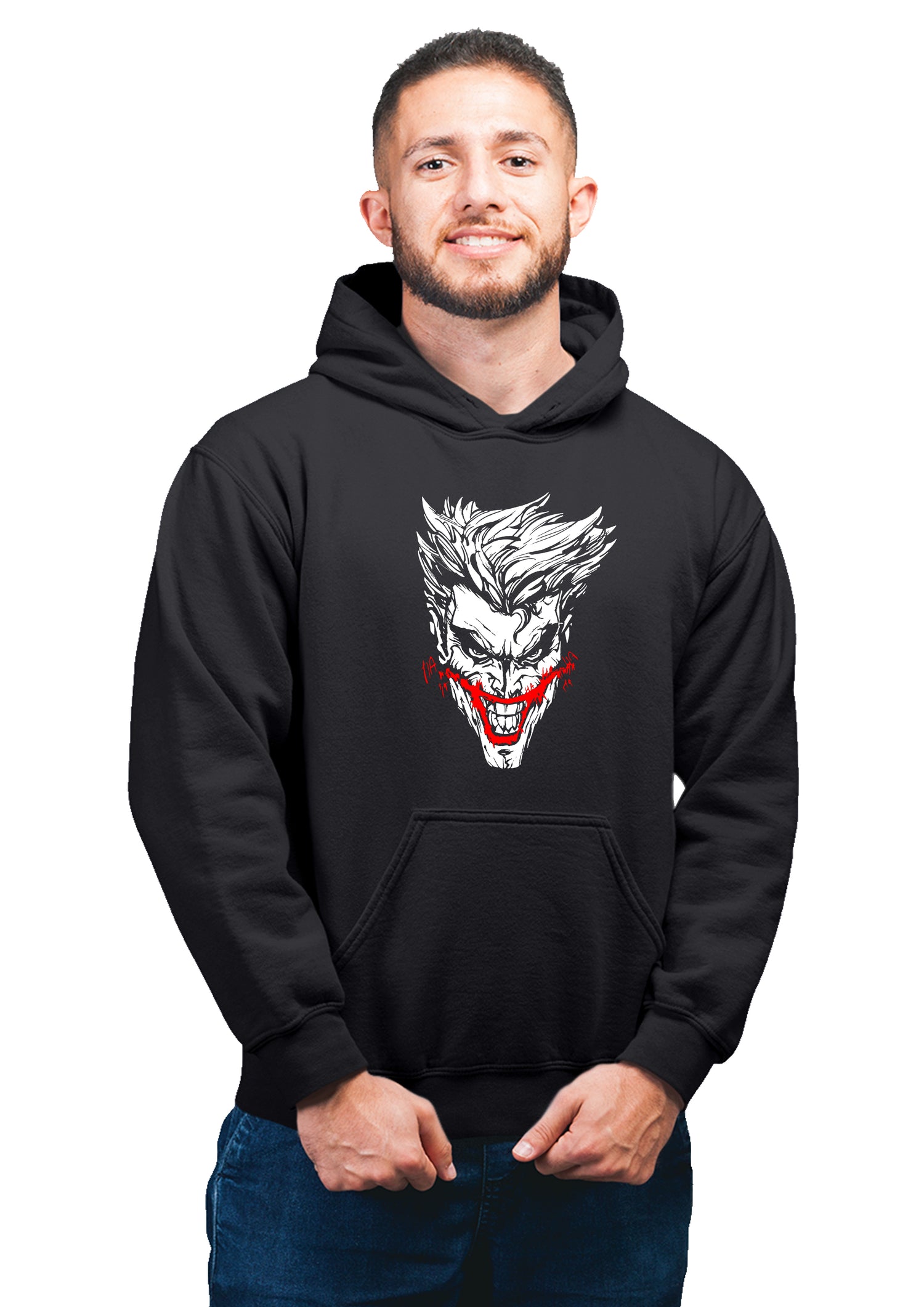 Joker Superhero  Unisex 100% Cotton Printed Hoodie