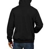 Unisex How's The Josh 100 % Cotton Printed Hoodies In Black Color