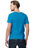 Unisex Basic Plain Sky Blue T-shirt