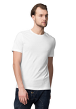 Unisex Basic Plain White T-shirt