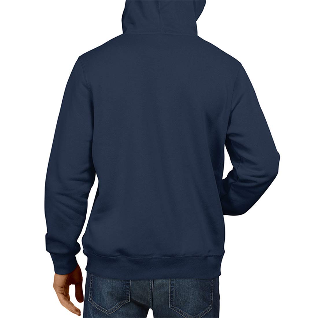 Unisex Namo Again Modi  100 % Cotton Printed Hoodies In Blue Color