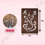 Neon MDF Shri Ganesh Frame