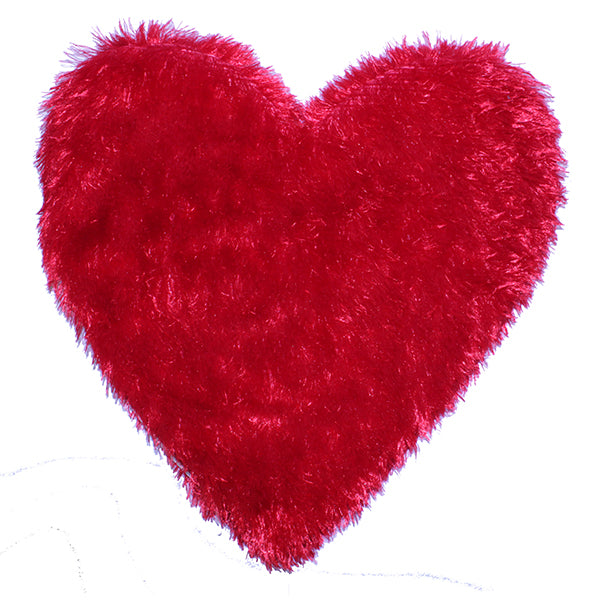 HEART SHAPE RED CUSHION 