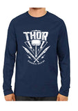 Unisex Thor Blue Full Sleeve Cotton  Tshirts