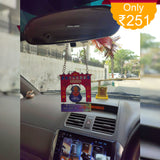 Car Hanging Khatu Shayam Ji Size 4*4.5 inch